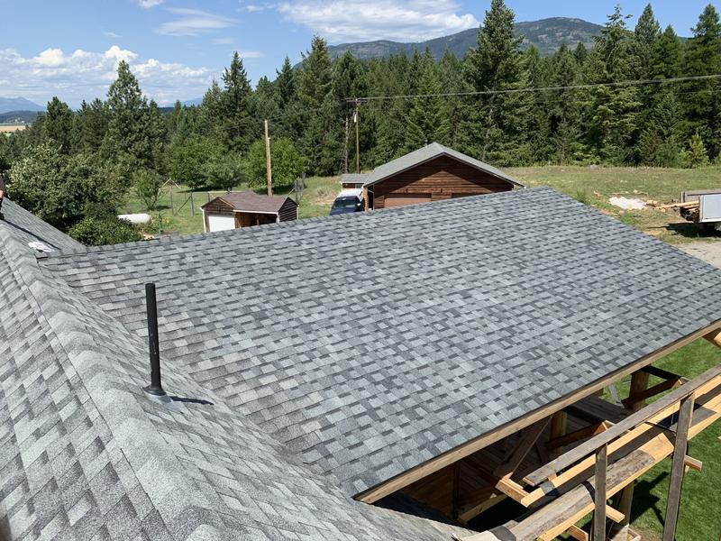 Shingled roof